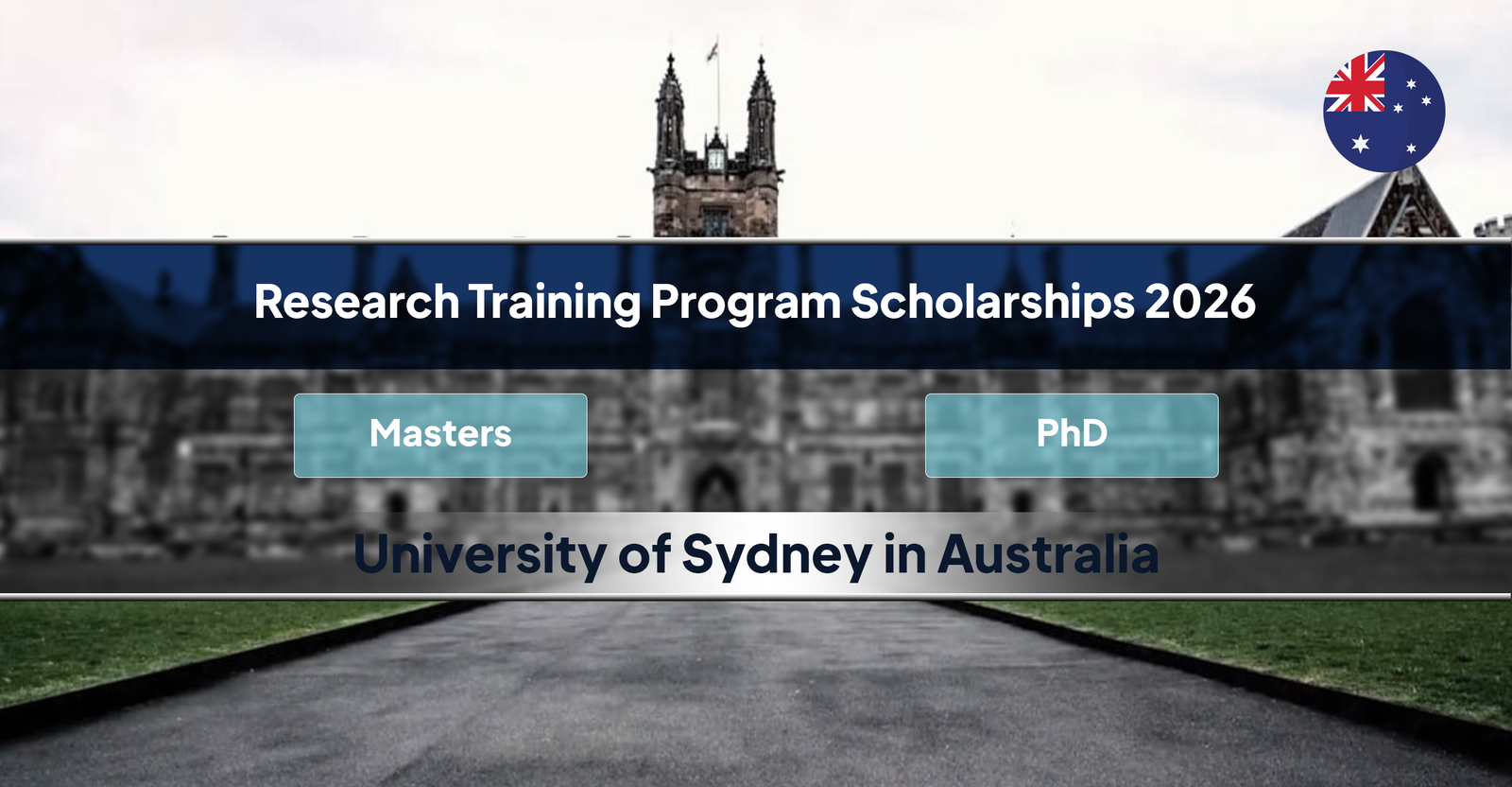University of Sydney RTP Scholarships