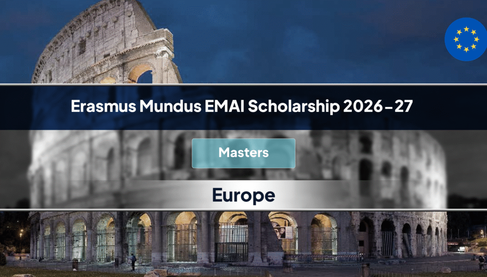 Erasmus Mundus EMAI Scholarship