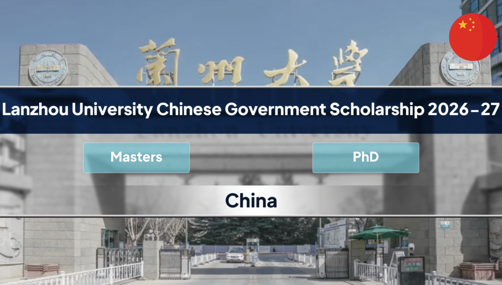 Lanzhou University CSC Scholarship