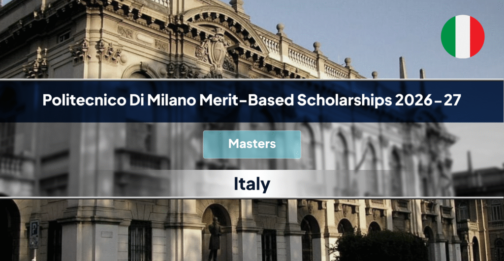Politecnico Di Milano Scholarships