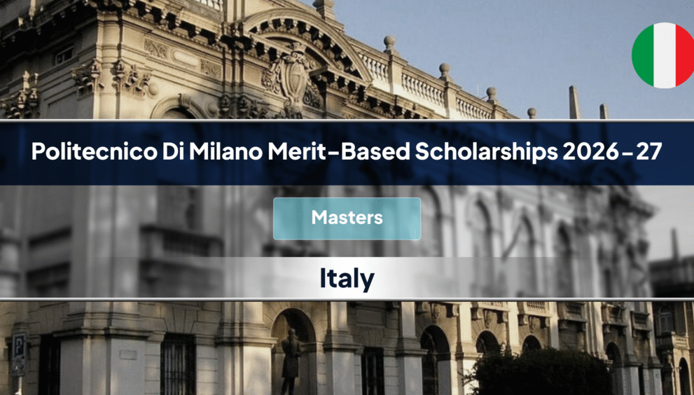Politecnico Di Milano Scholarships