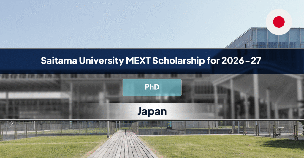 Saitama University MEXT Scholarship