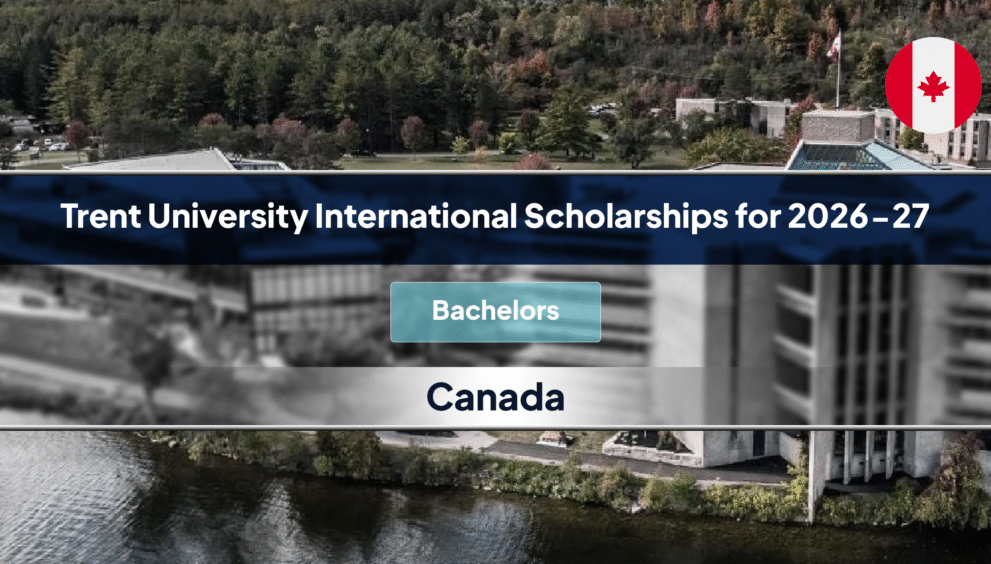 Trent University International Scholarships