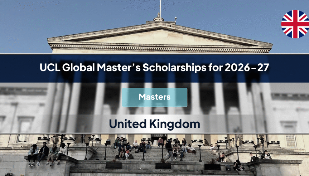 UCL Global Master’s Scholarships