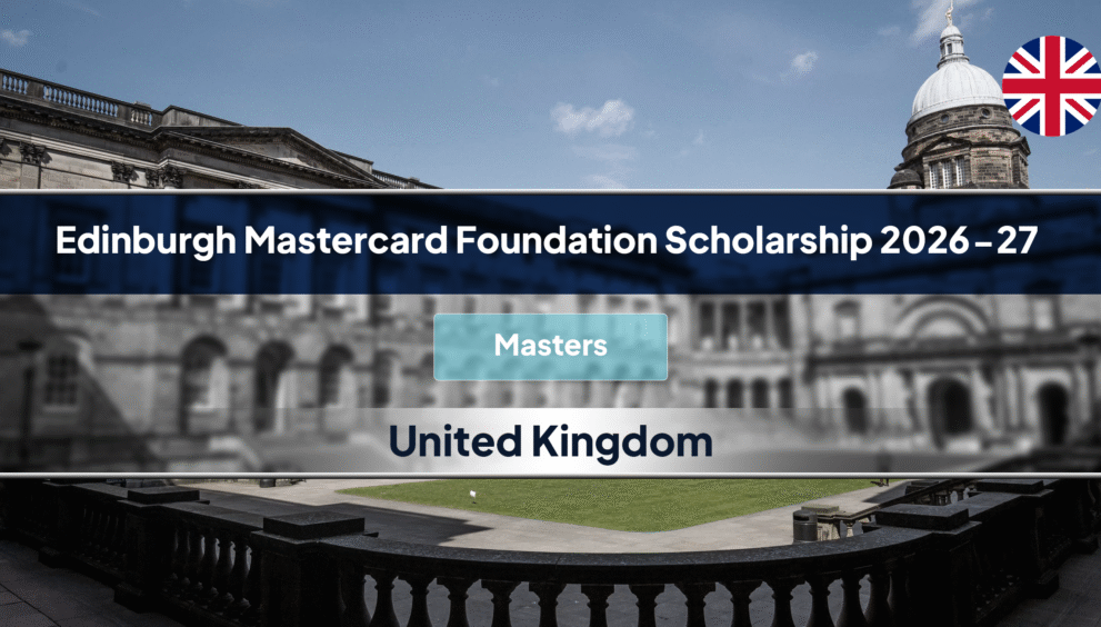 Edinburgh Mastercard Foundation Scholarship