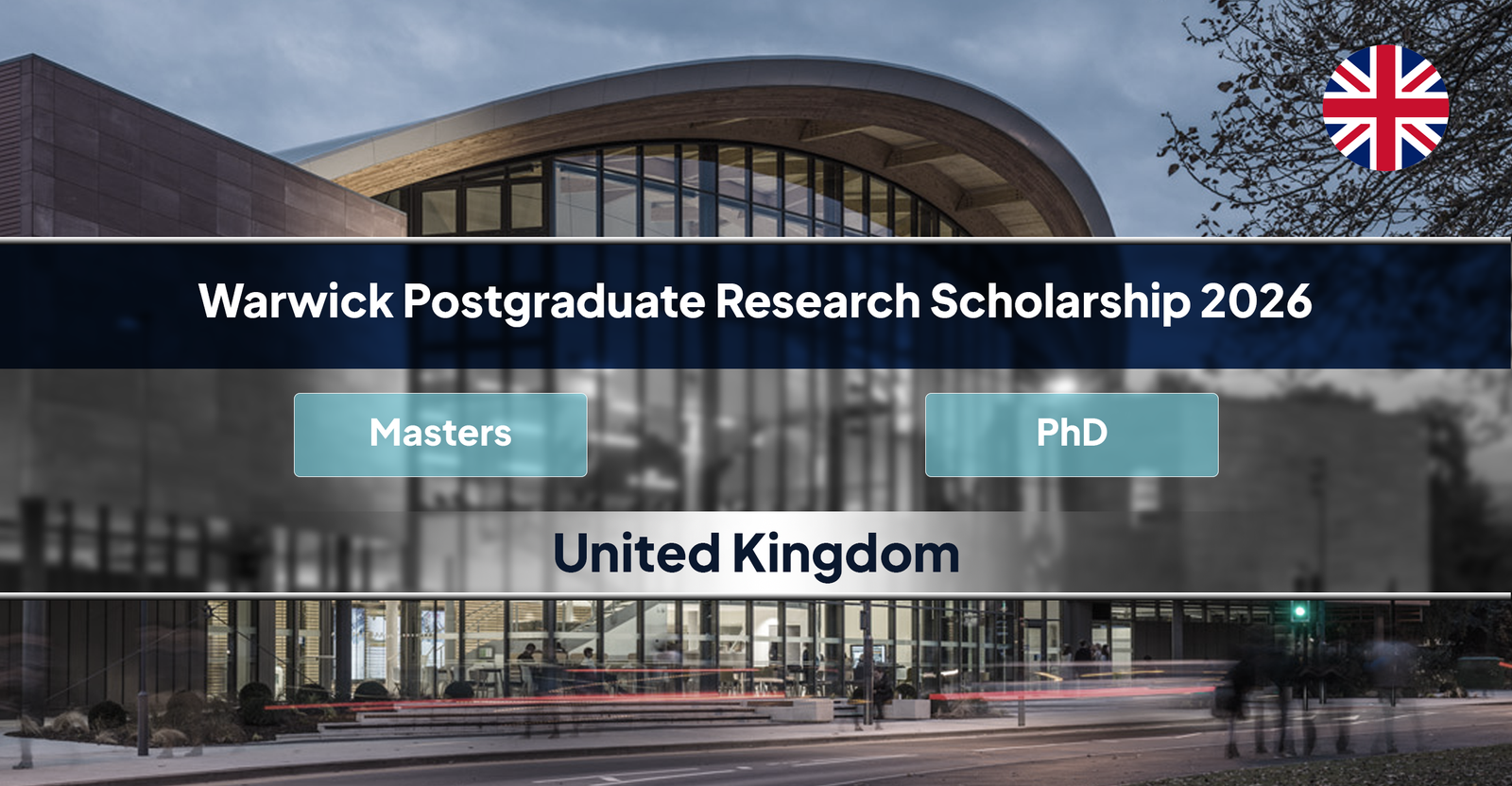 Warwick Postgraduate Research Scholarship