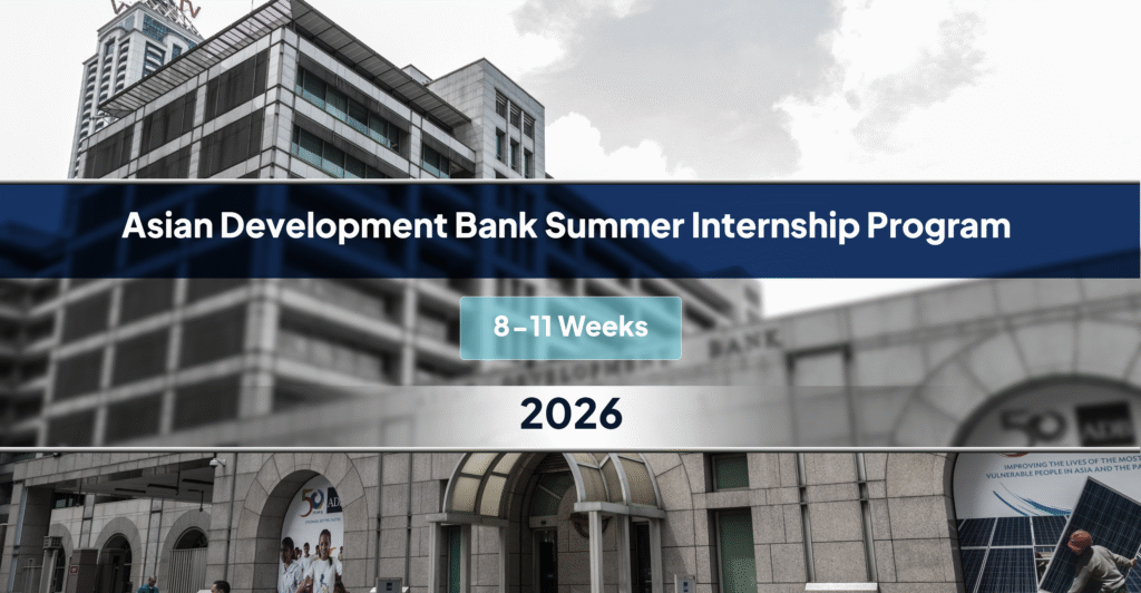 Asian Development Bank Internship