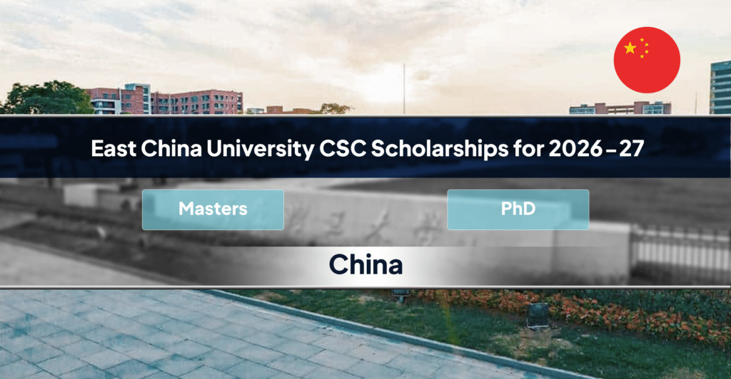 ECUST CSC Scholarship