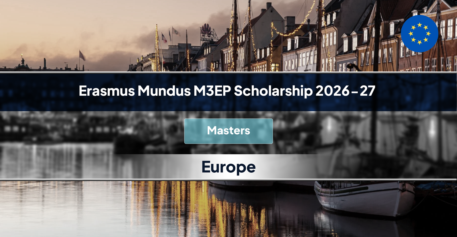 Erasmus Mundus M3EP Scholarship