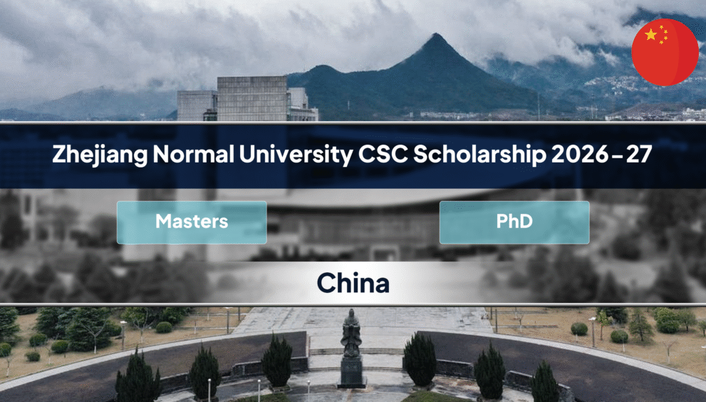 ZJNU CSC Scholarship