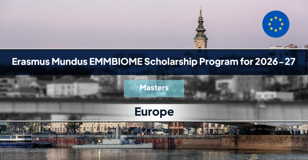 Erasmus Mundus EMMBIOME Scholarship