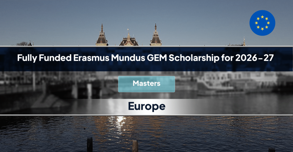 Erasmus Mundus GEM Scholarship