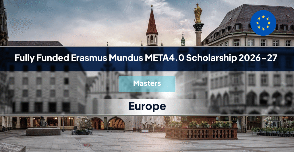 Erasmus Mundus META4.0 Scholarship