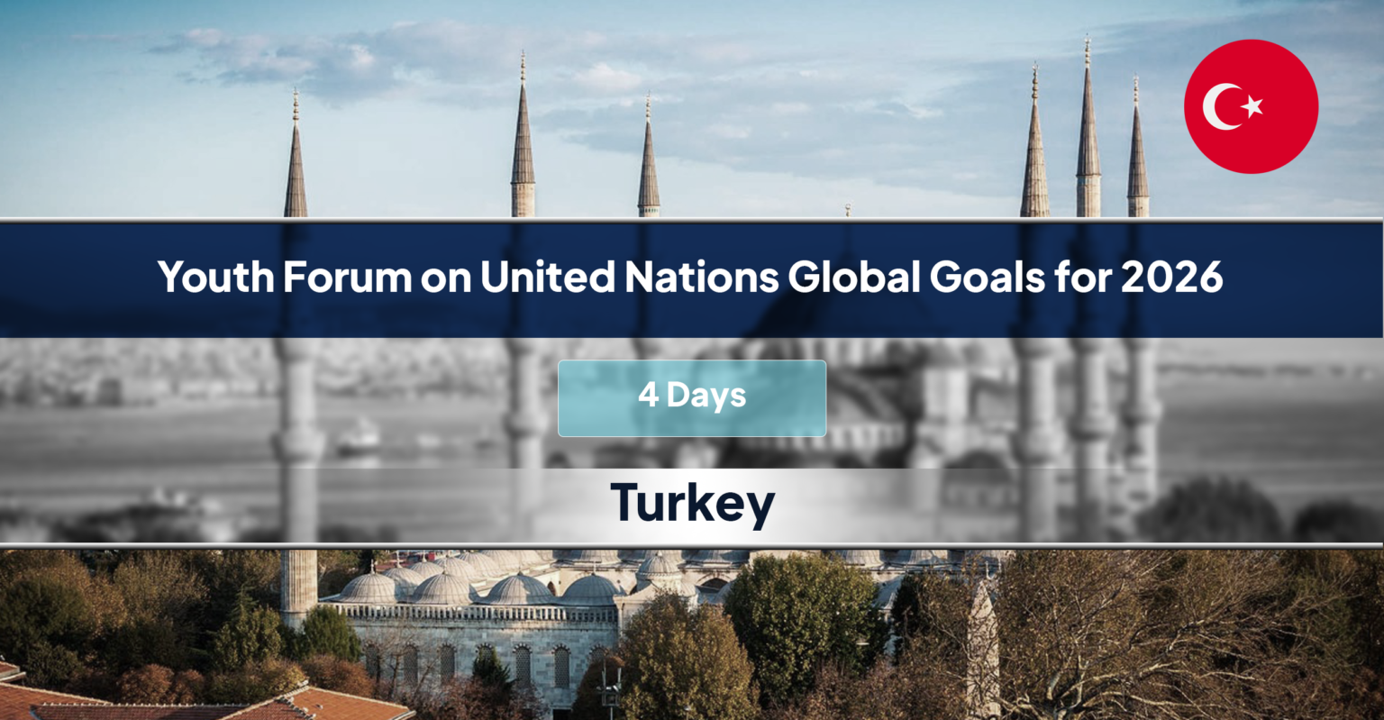 Youth Forum on United Nations Global Goals for 2026 in Turkey ...
