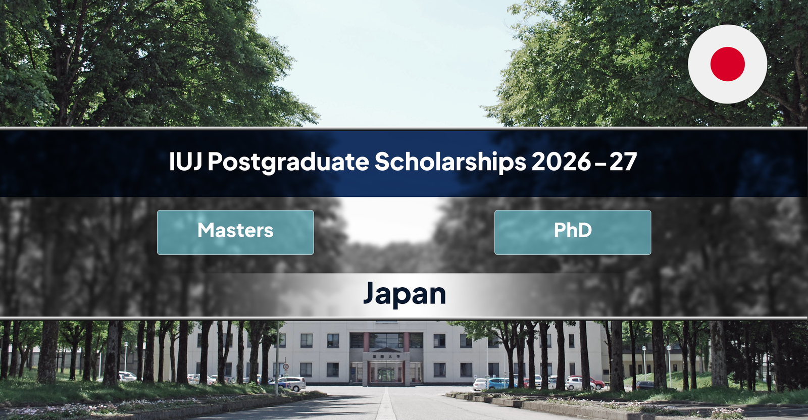 IUJ Postgraduate Scholarships